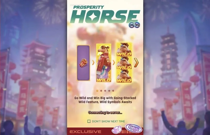 Prosperity Horse - naložen Wild na kolutih